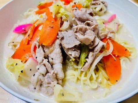 まとめ買いした中華麺はこれで消費！ちゃんぽん